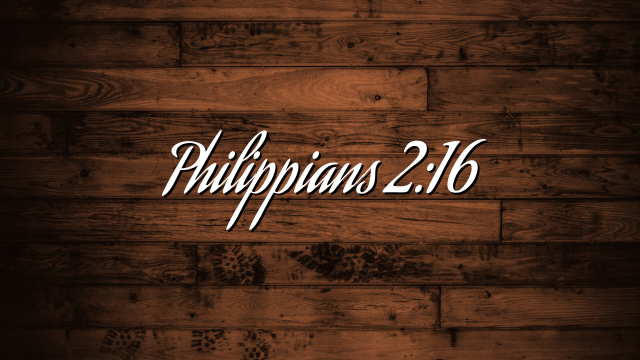Philippians 2:16