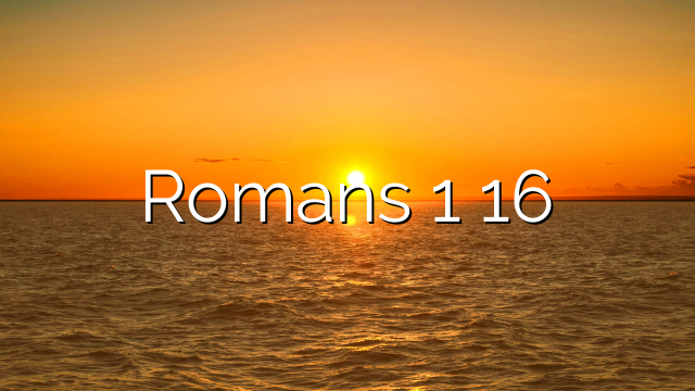 Romans 1 16