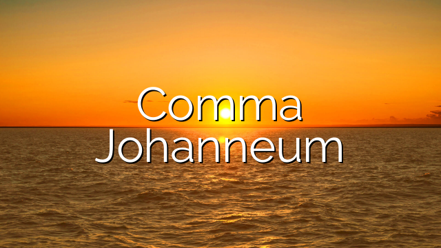 Comma Johanneum