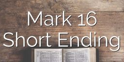 Mark 16 Short Ending